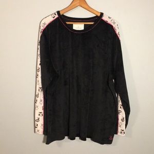 Cuddl Duds Ultra Plush Velvet Fleece Pajama Set